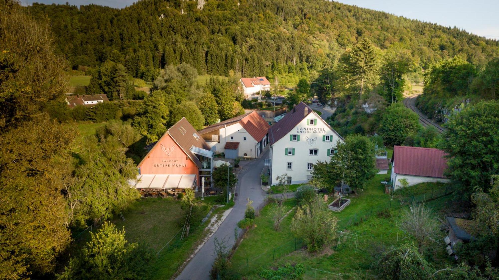Landhotel Untere Muehle Strassberg Eksteriør bilde